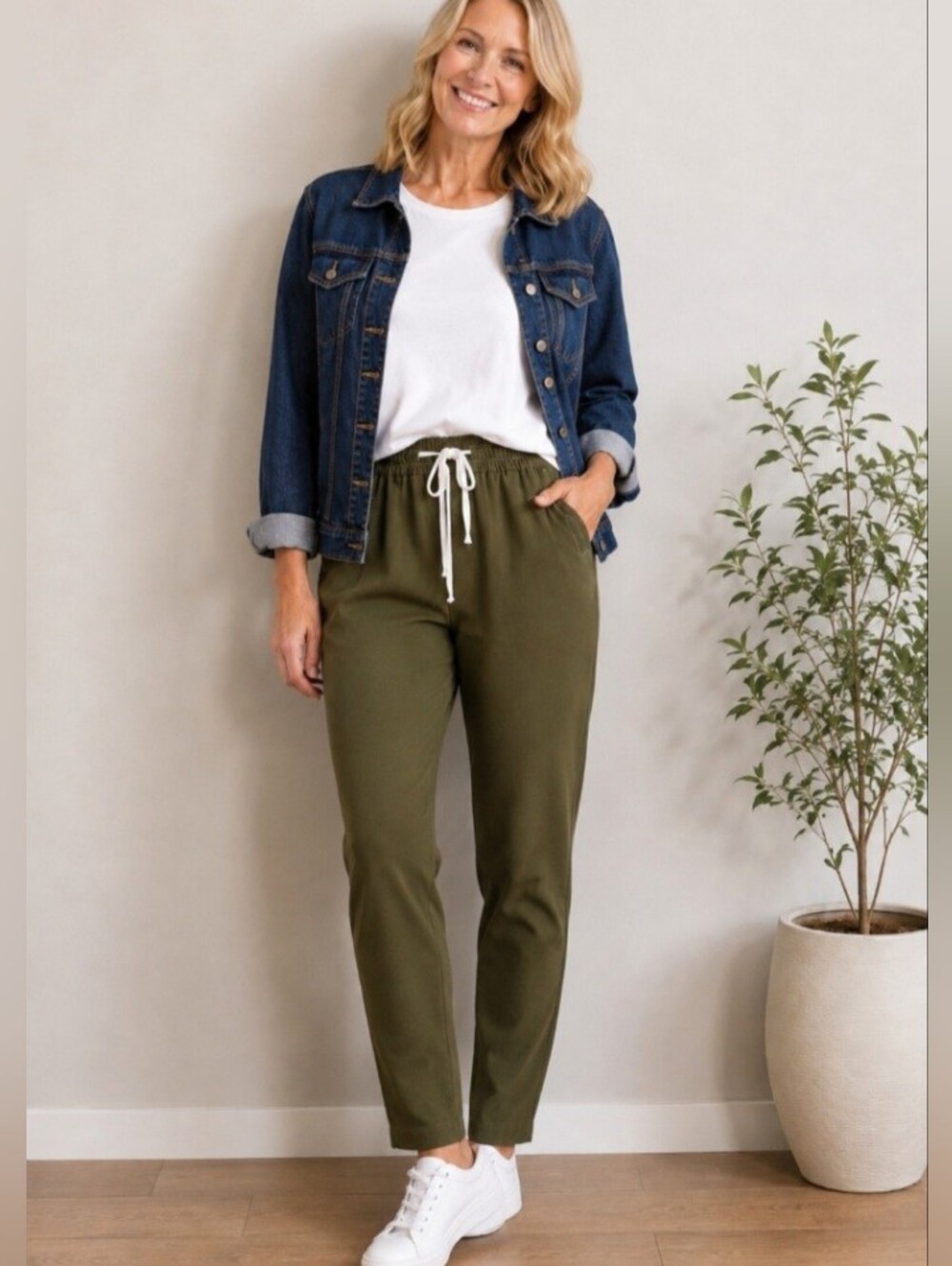 J. Crew Green Drapey Drawstring Track Pull On Pant Size XS NEW NWT